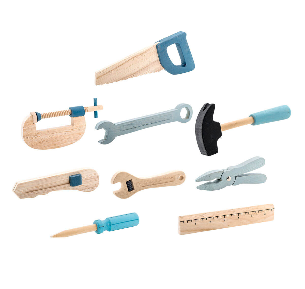 wooden toy tools